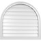 Ekena Millwork Round Top Surface Mount PVC Gable Vent: Functional, w/ 2"W x 1-1/2"P Brickmould Frame, 32"W x 30"H GVPRT32X3002SF - alternate 1